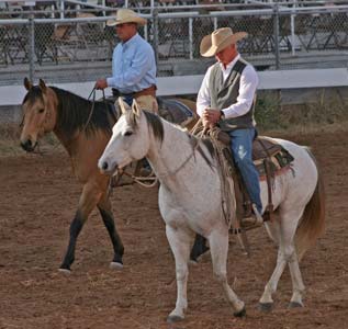 Von and Gus, Rick and Chub at the Santa Rosa Stud team sorting.